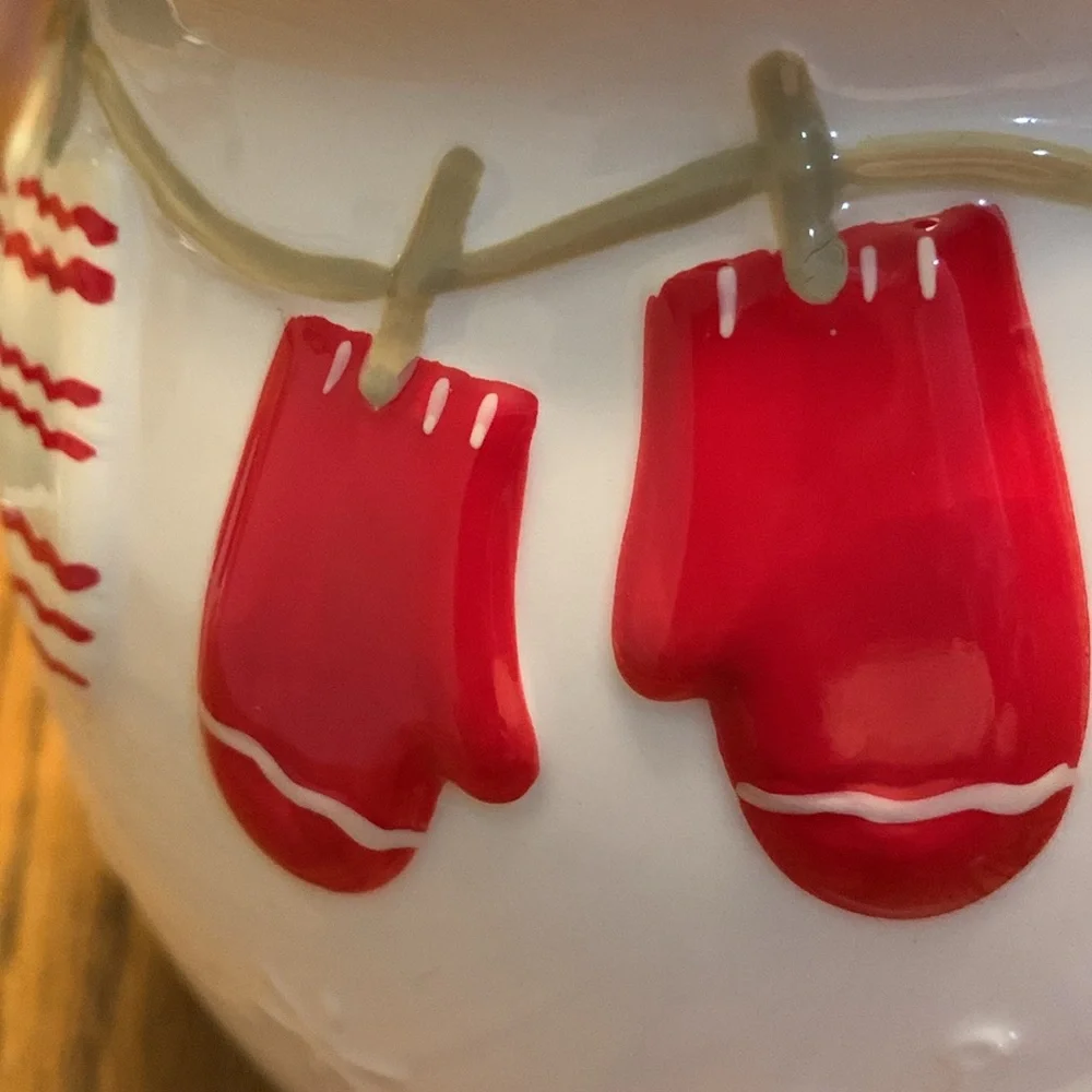 Hallmark 90's Mittens Cookie Jar. Vintage